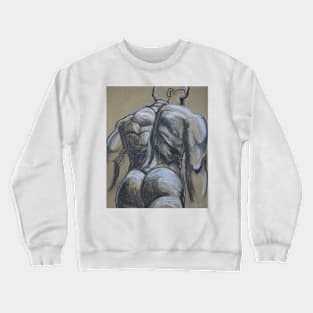 Man Nude Figure 4 Crewneck Sweatshirt